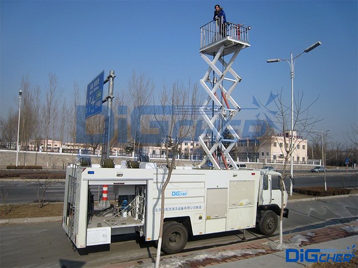 德高潔AEROWASH-858飛機(jī)清洗車